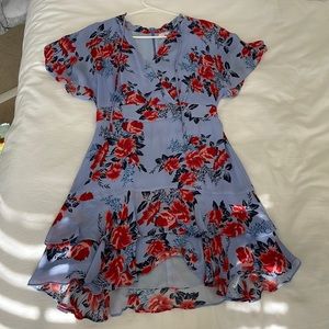 Parker Natalie Printer Silk Dress